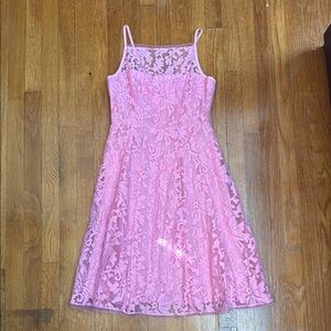 Nanette Lepore Pink Lace Dress